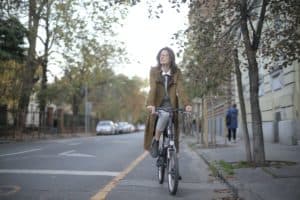 can you ride a bike on the sidewalk