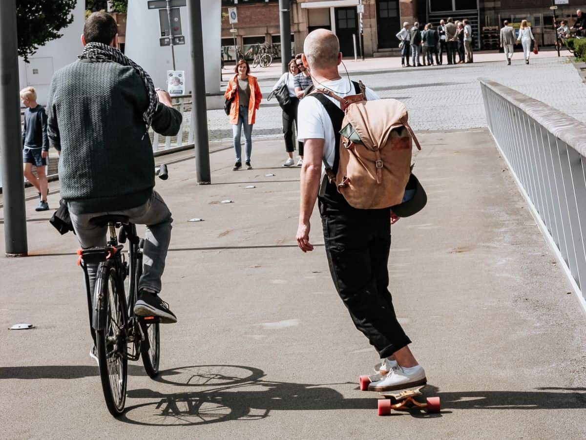 can you ride a bike on the sidewalk